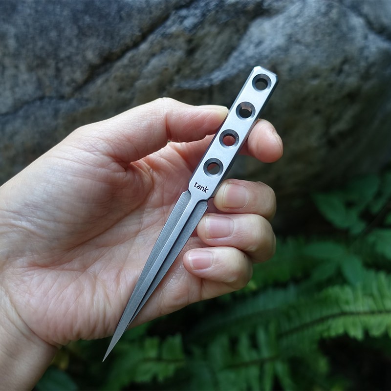 N690 Steel Ice Pick Pry Bar EDC Multi Tool Survival Gear