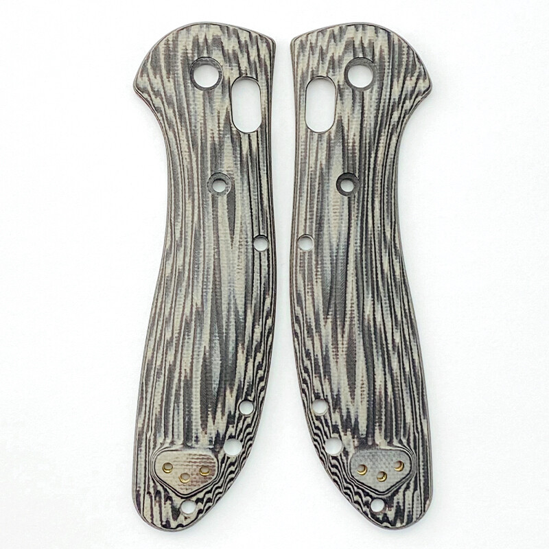 1 Pair G10 Handle Scales+Supporting Shafts for Benchmade Griptilian 551/550