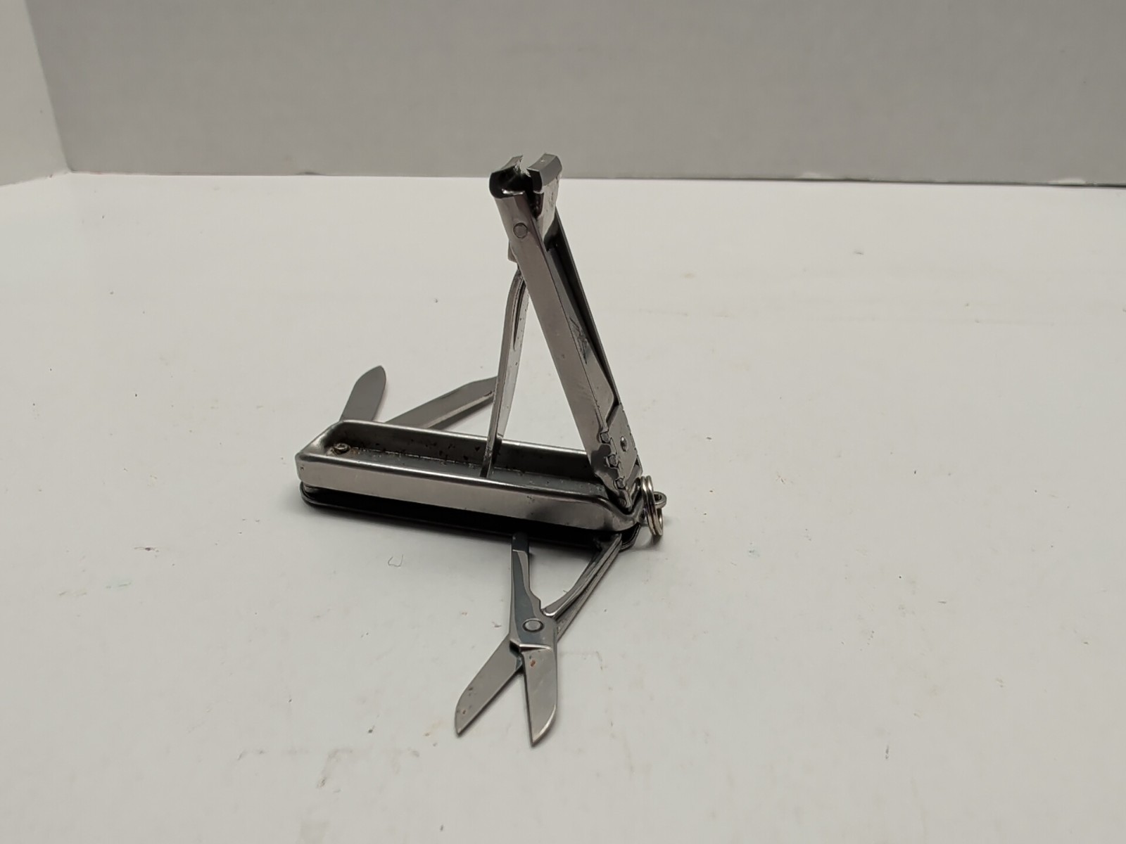 Gerber Deluxe Utility Clippers 22-07166 Scissors File Knife Key Ring Stainless