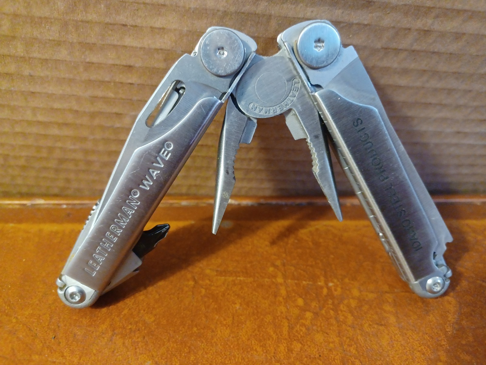 Idaho Steel Products Leatherman Wave Plus Multitool Stainless Steel Knife (D2)