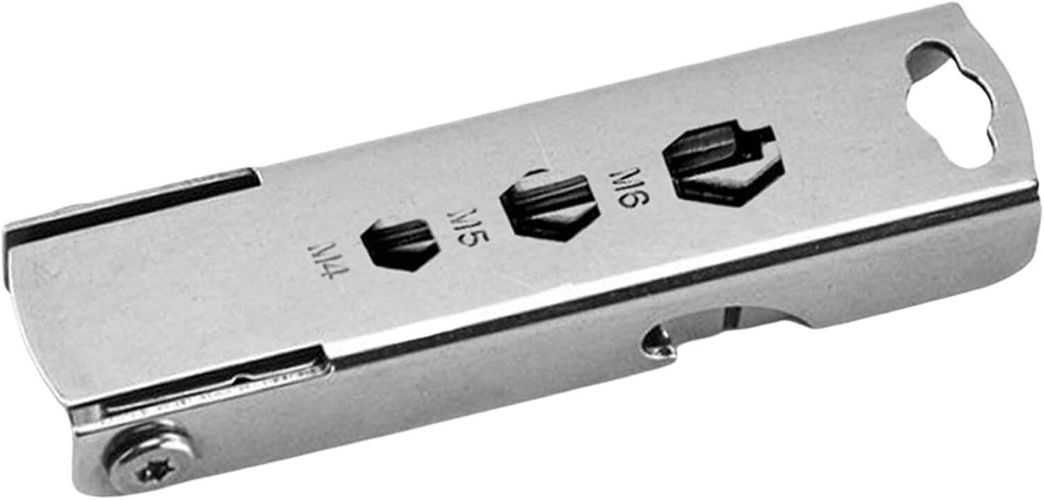 Everyday Carry Multi-Tool for Keychains – SIM Pin, Nail File, Ruler, Hex Socket