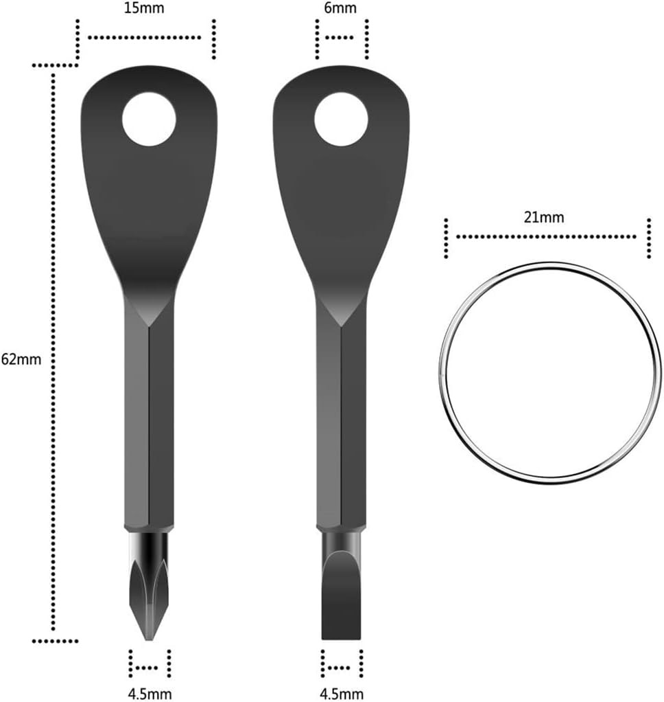 Screwdriver Keychain Pocket Repair Tool Multi Mini Cool Gadgets for Men Small Gi