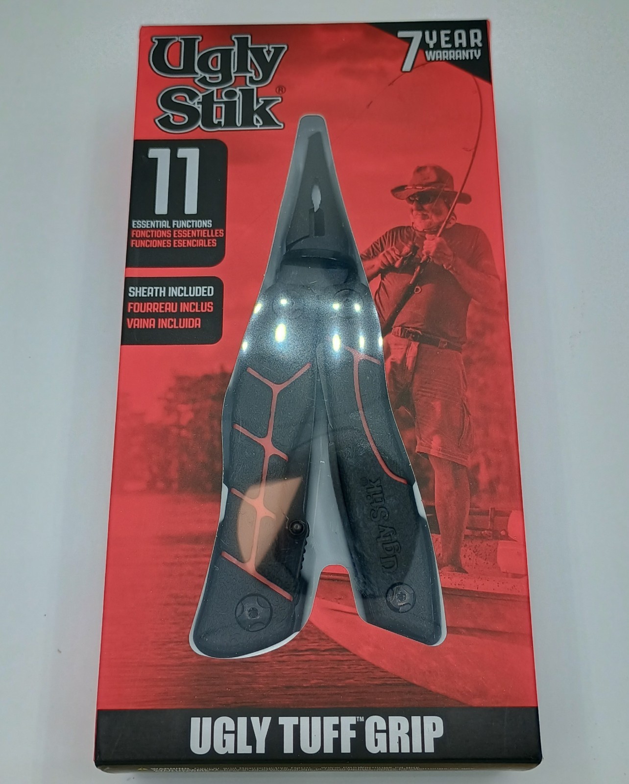 Ugly Stik Ugly Tuff Grip Multi-tool Knife for Fishing – Fishing Tool for Anglers