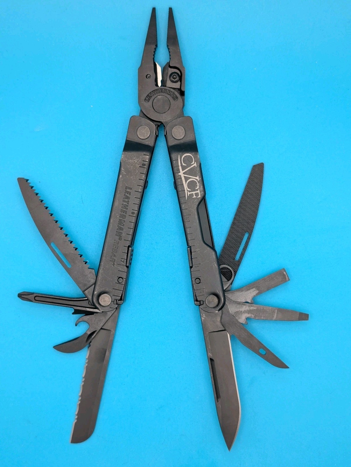 Leatherman Rebar Multi-Tool! Free Shipping! BLACK OXIDE! *SHEL CVCF*