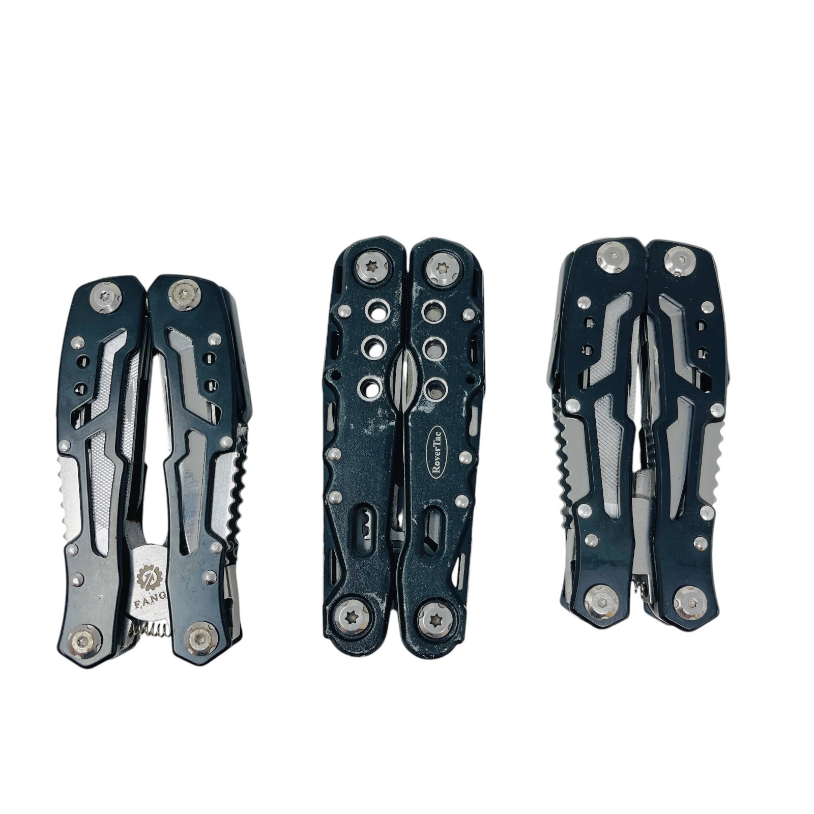 RoverTac, Fangfo Unbranded Multi-Tool Tactical Skeleton Pliers Set EDC, 3 Pcs