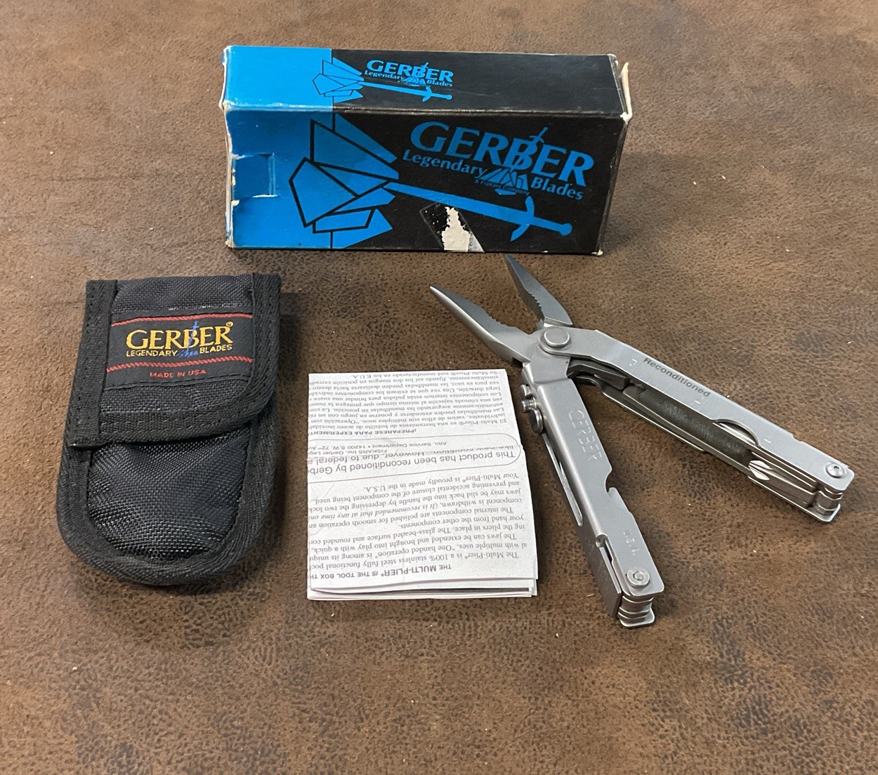 Gerber Vintage Needle-Nose Multi-Plier – Silver RECONDITIONED