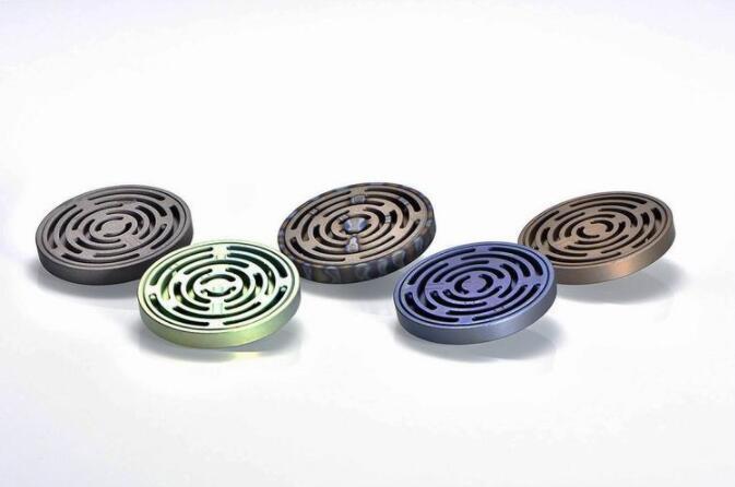 Titanium Alloy Maze Spinning Top Coin Hand Spinner Anti Stress EDC Fidget Toy