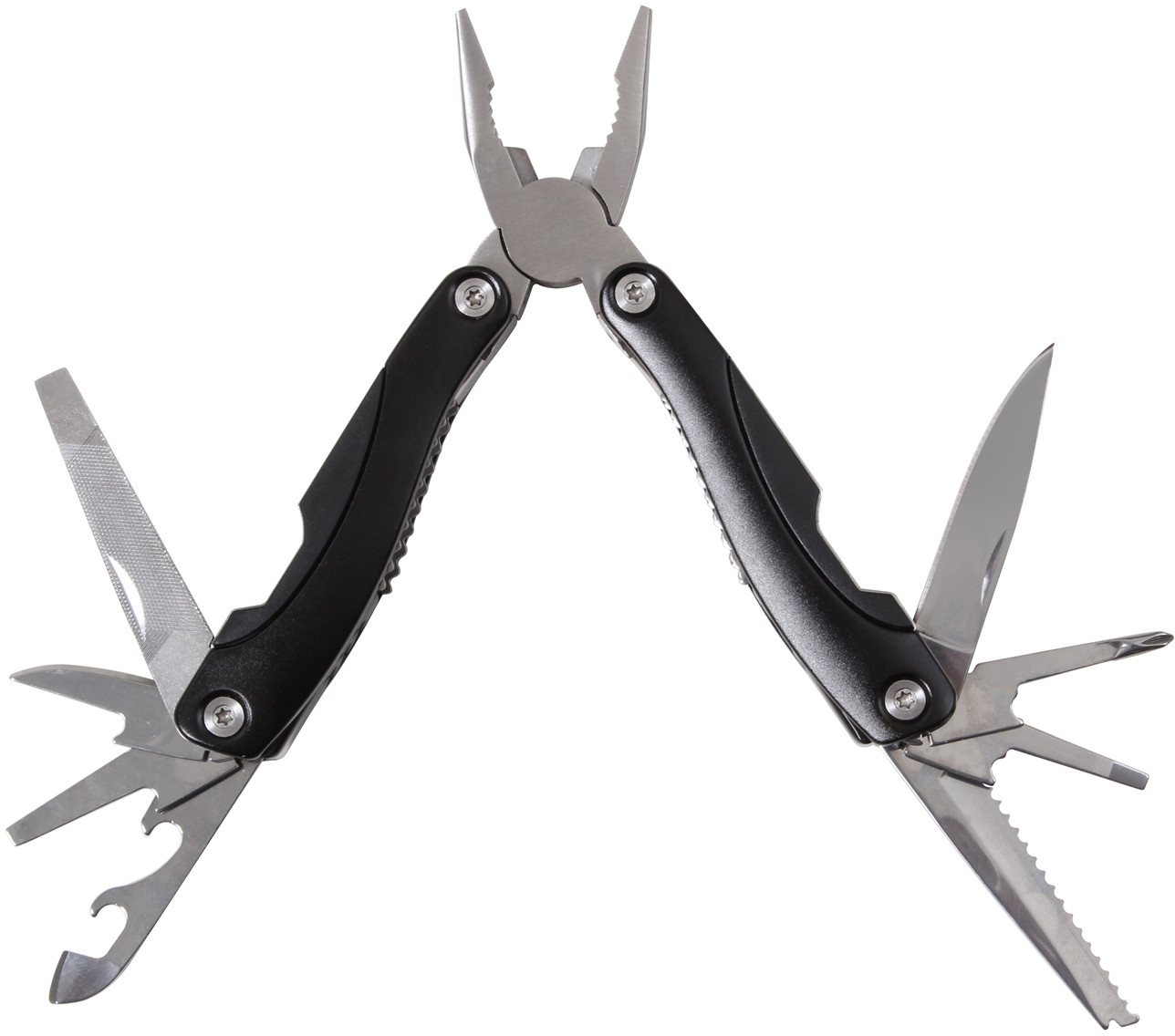 12-in-1 Multi Tool Stainless Steel Pocket Size Emergency Survival Work Camping