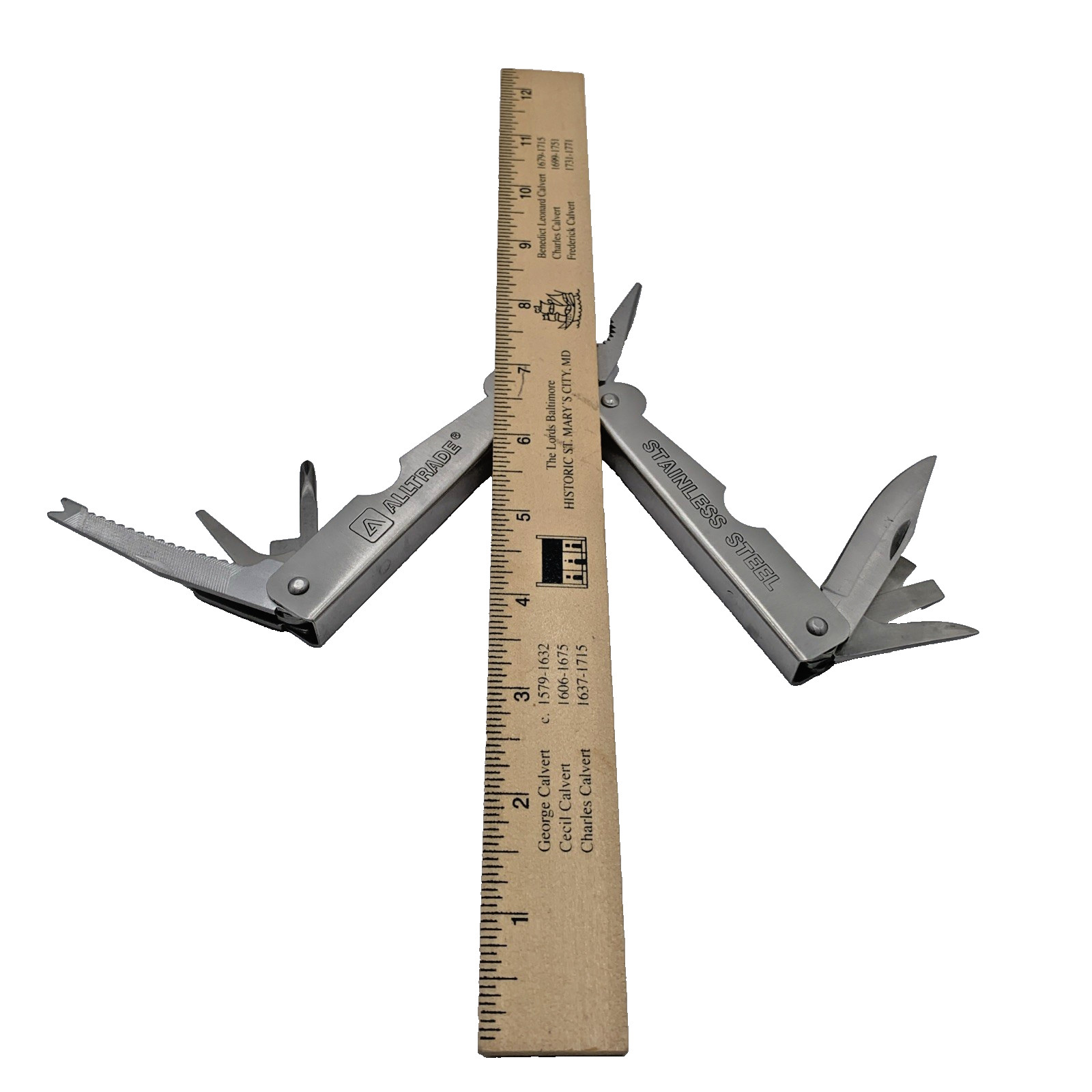 Alltrade 9-1 Stainless Steel Deluxe Multi-Tool Pocketknife Plyers