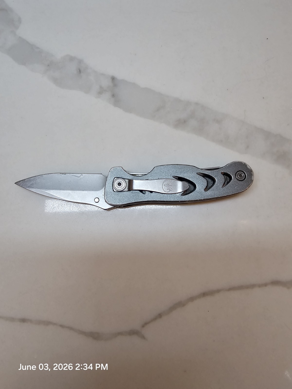 Leatherman C308 Multi-tool Knife Flathead Phillips Carabeaner Used Good