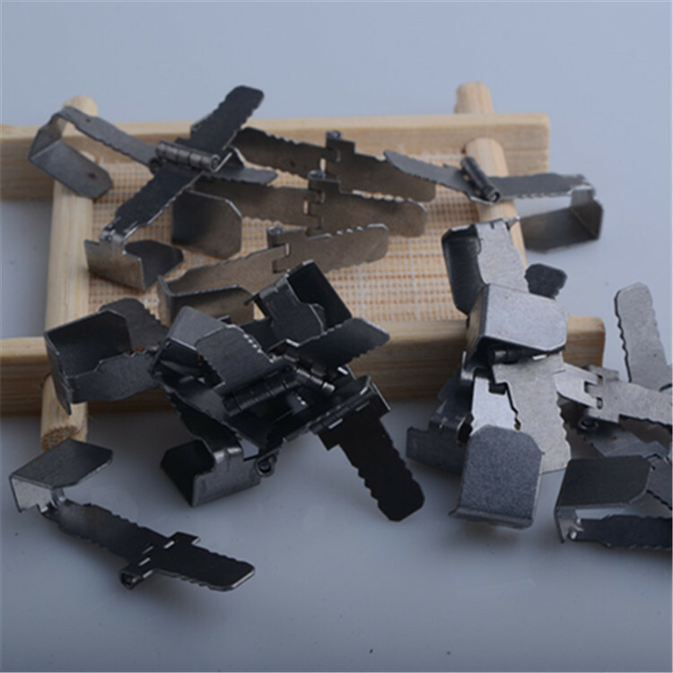 2PCs. Shell Hinge for ZORRO & ZIPPO Stainless Iron / No Plating 3.3*0.9 CM