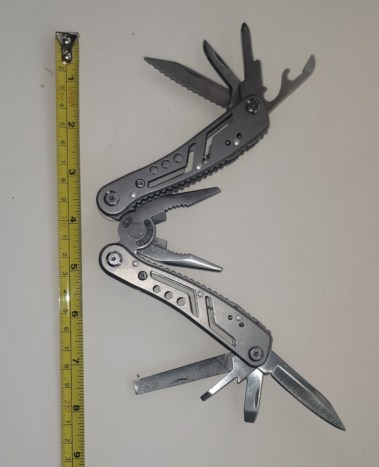 Grand Way 13-In-1 Stainless Steel Multi-Tool Pliers With Case