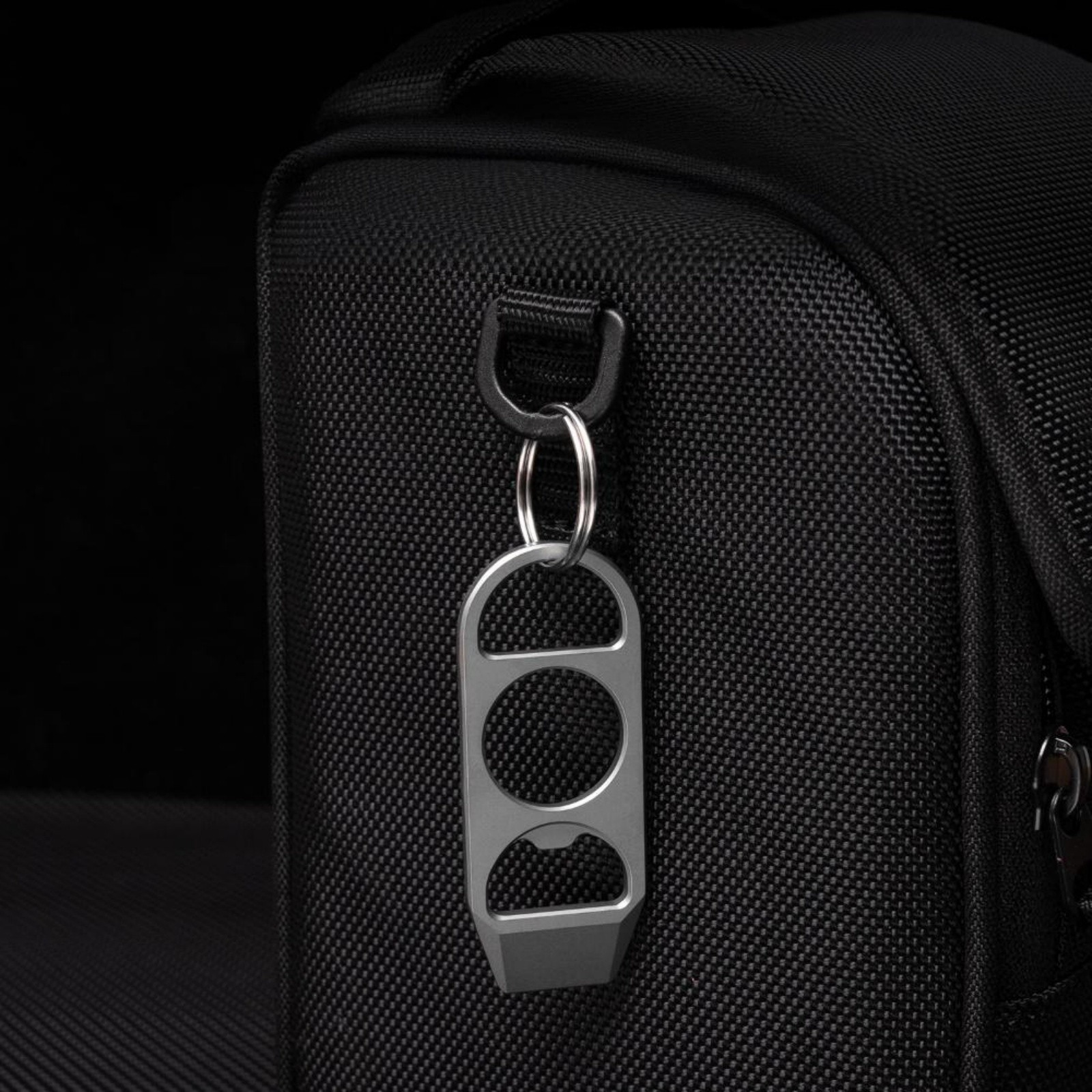 Titanium Alloy Multi Tools EDC Pry Bar Bottle Opener Keychain Durable