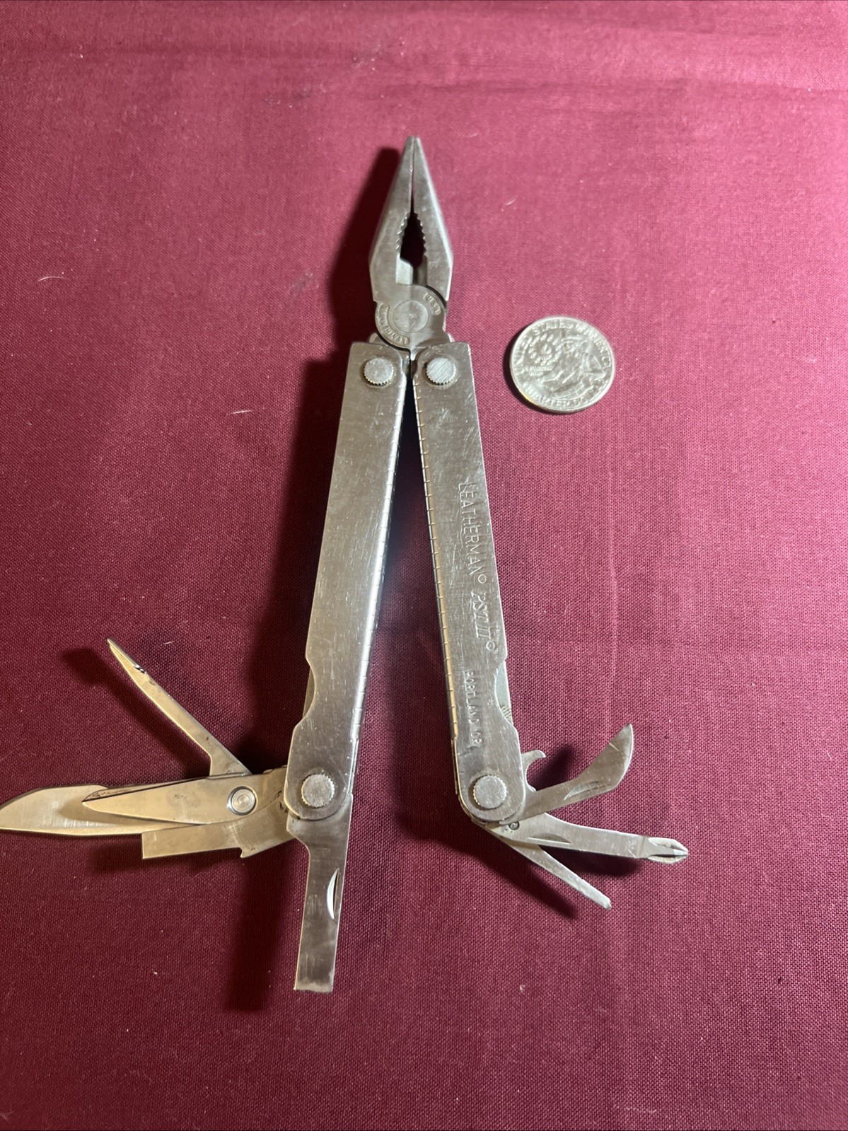 Vintage Leatherman PST II Multitool Retired Pocket Pliers Made in USA OREGON