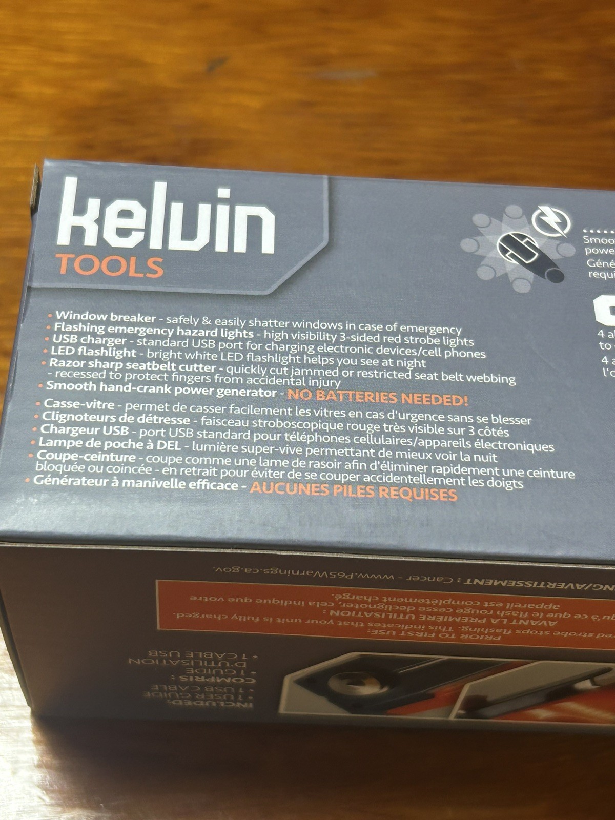 Kelvin 8 Emergency Automotive Emergency Multitool Orange NIB