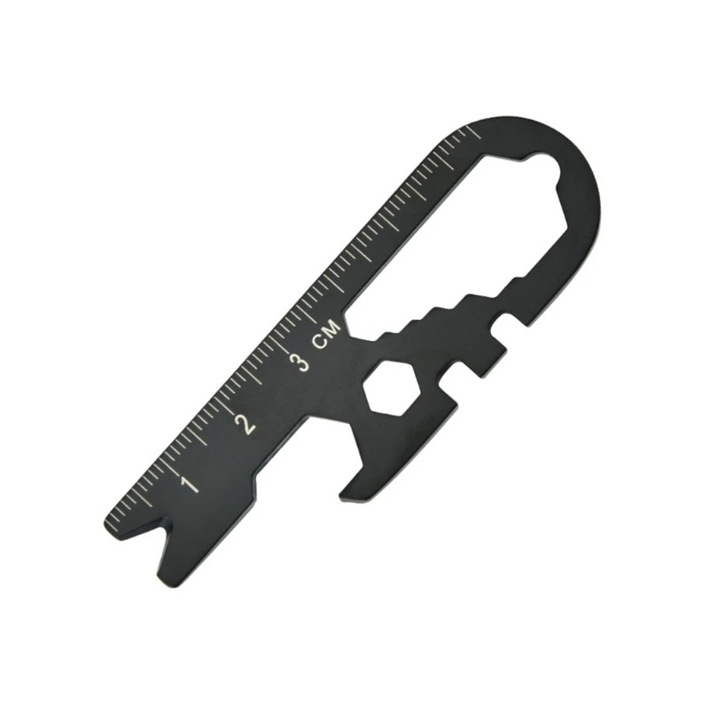 Combination Tool Screwdriver Corrosions Resistance Engraving Ruler Bottle Opener