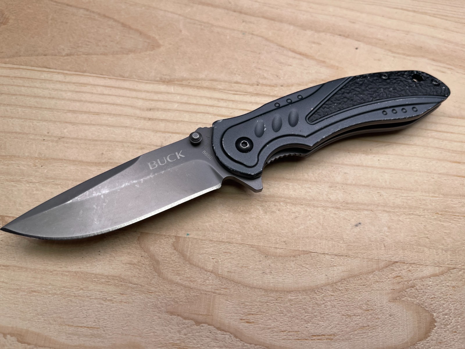 Buck Trigger 865 Liner Lock Folding Flipper Pocket Knife Aluminum – Discontinued