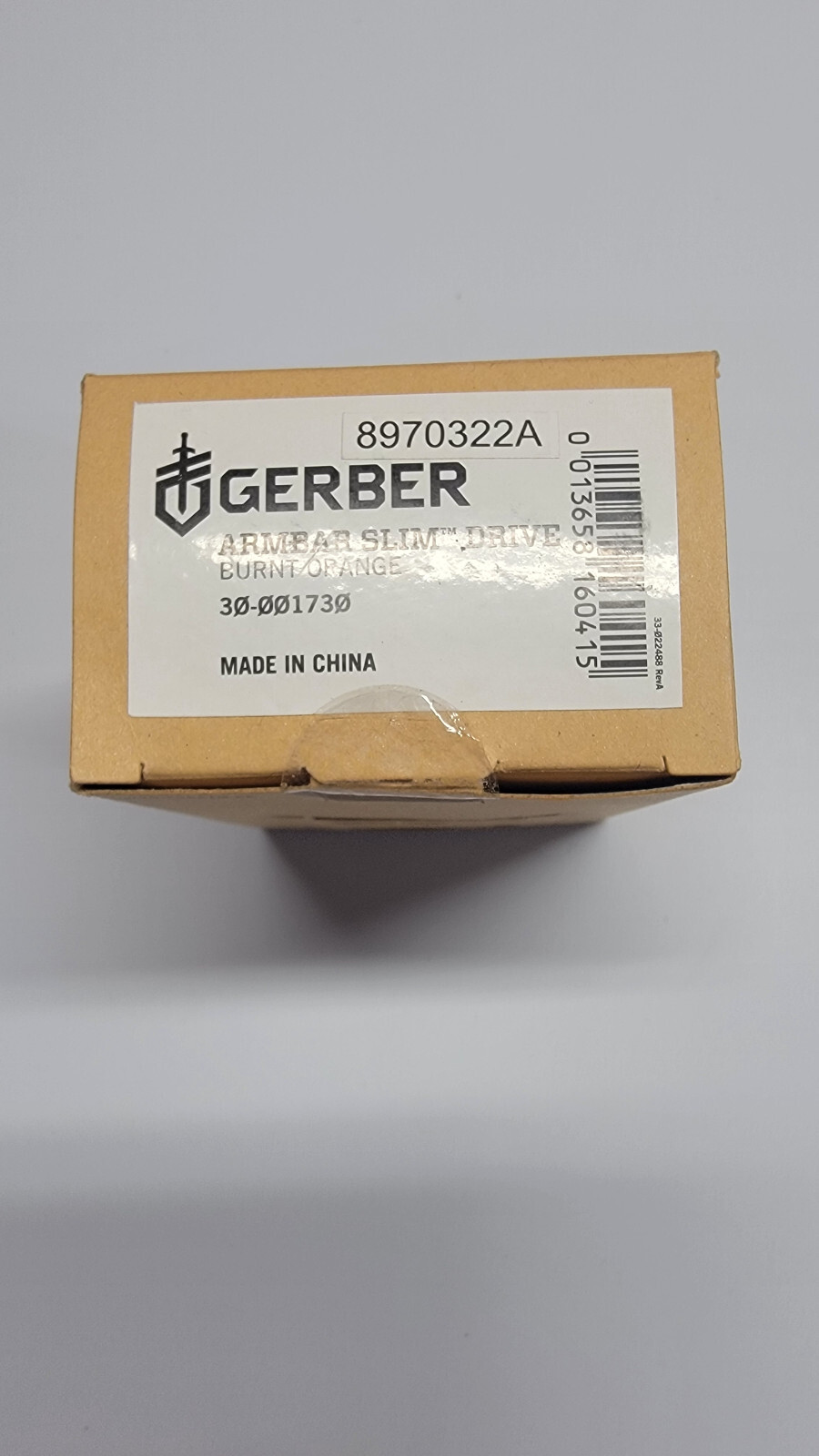 Gerber Armbar Slim Drive Multi-Tool Knife W/ Screwdriver Color: Burnt Orange