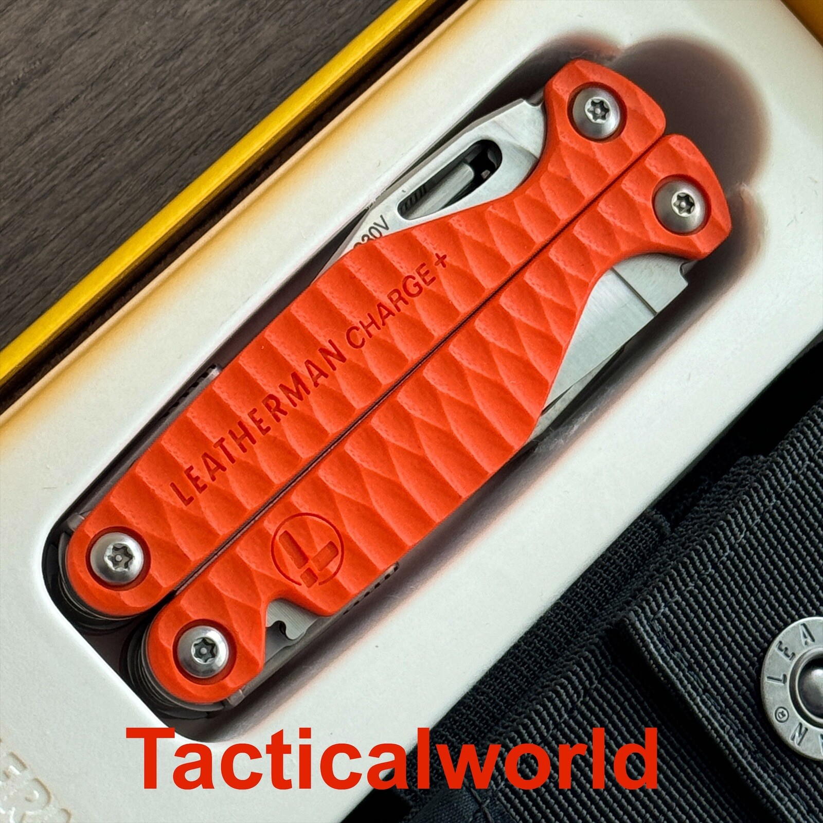 Leatherman Charge Plus G10 Orange multitool. FACTORY SEALED BOX
