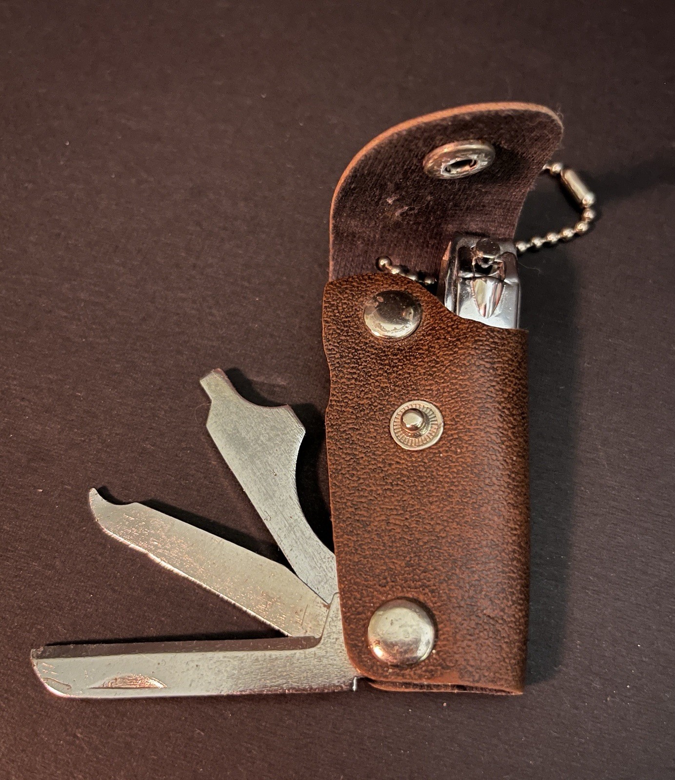 Vintage Multitool Kit Leather Exterior – Product of Bahamas