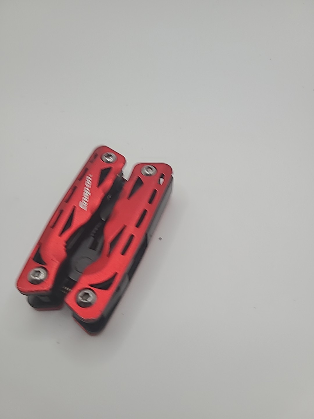 Snap-On Tools Red Multi-Tool Folding Pocket Knife w/ Pliers – Compact EDC Tool
