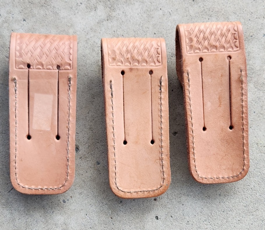 Leather tool belt pouch (Magazine pouch, knife pouch, multi-tool pouch)
