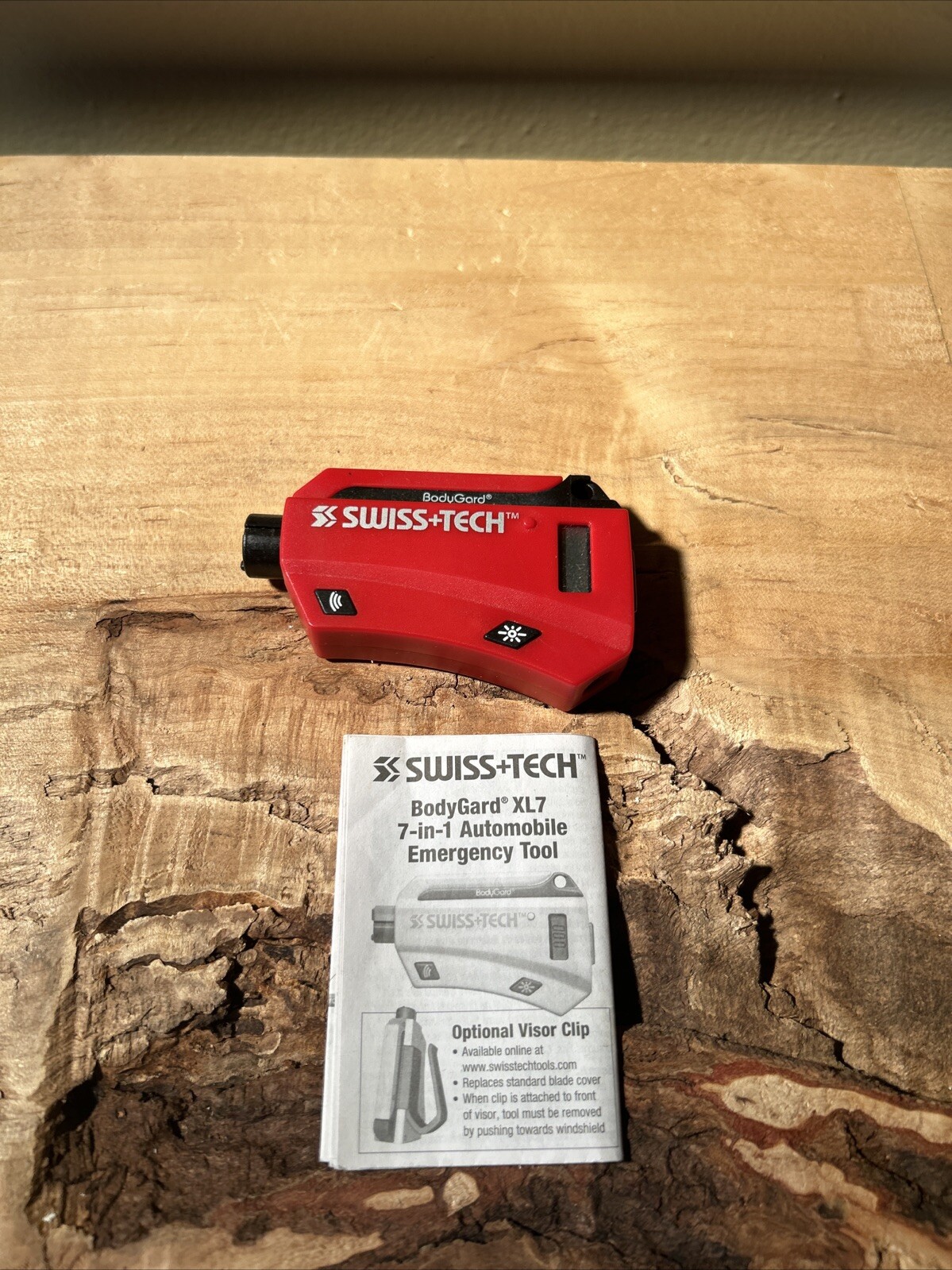 Swiss+Tech BodyGuard Auto Emergency Multitool, Boxed, Black XL7