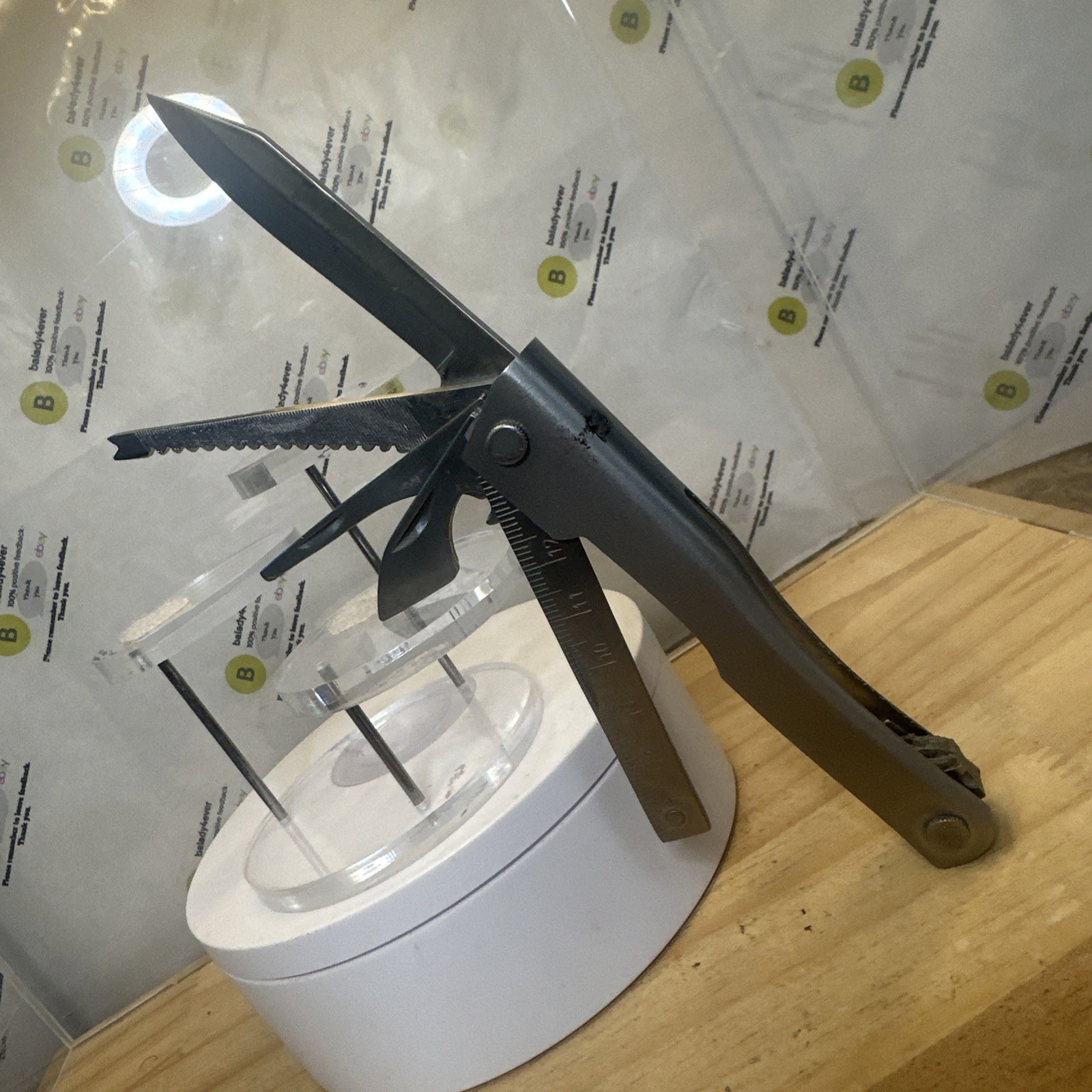 Stainless Steel Multi-tool Heavy Duty 4.5” Closed (2.75” Knife)