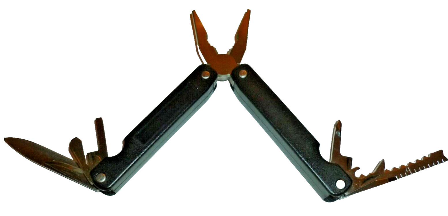 Vintage Stainless Barlow Multi-Tool Pocket Knife with Sheath