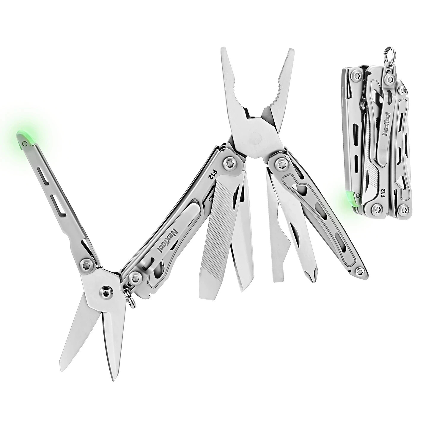 Nextool Keychain Mini Flagship F12 Folding Multi Tool 13 in 1 Screwdriver Pliers