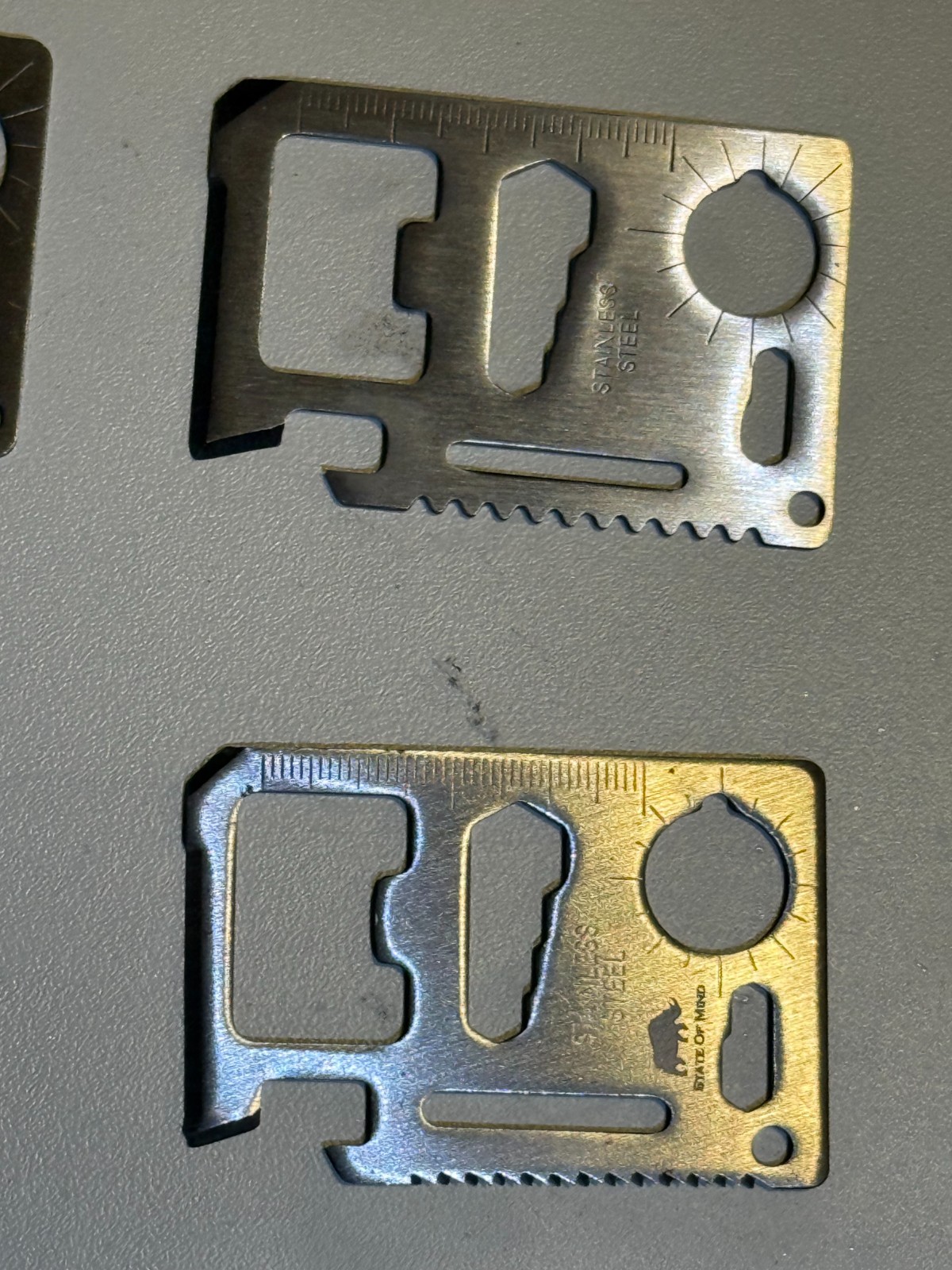 15 MULTIPURPOSE POCKET SURVIVAL TOOLS 4-716-B1-2-2 $4 OBO