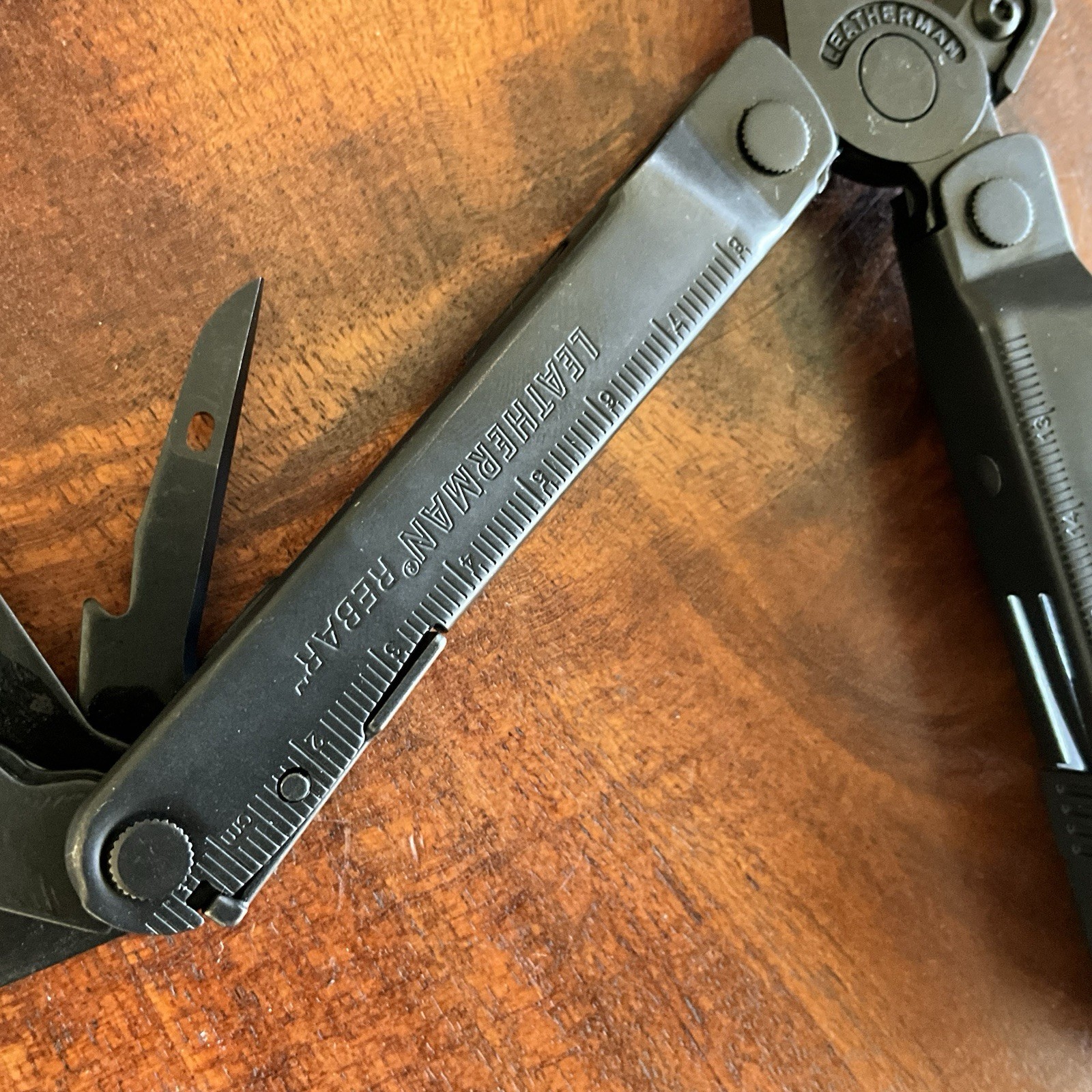 Leatherman Rebar Multi-Tool Black Oxide With Leather Sheath Fantastic Mint A+