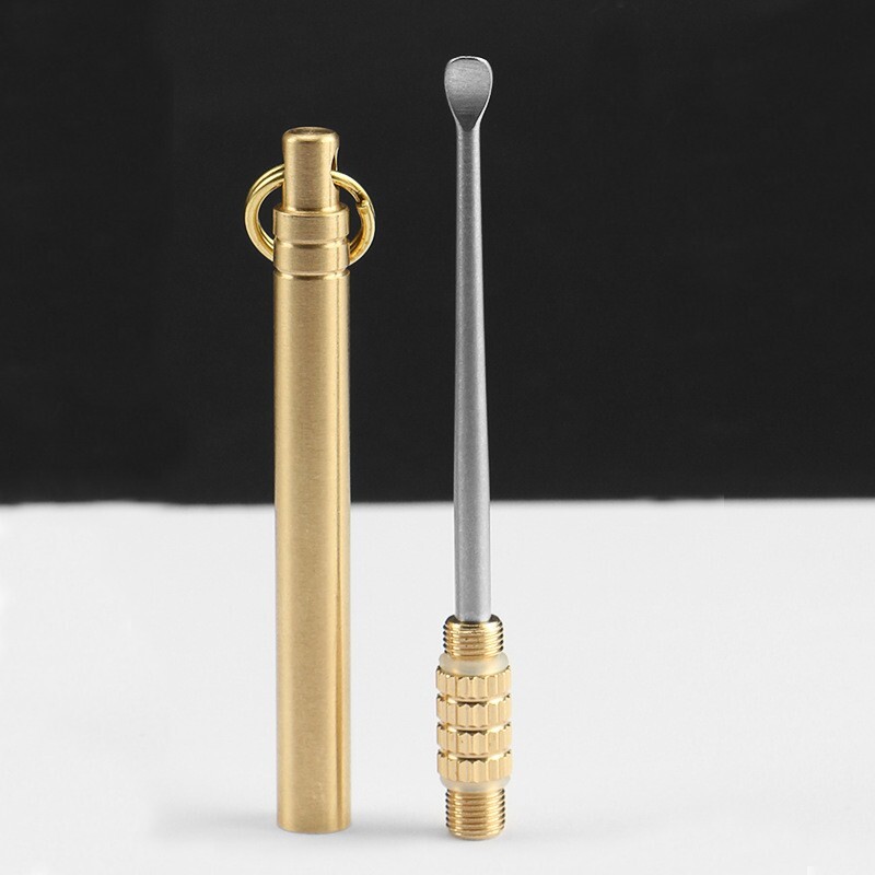 EDC Titanium Alloy Earwax Cleaner Ear Pick Wax Remover Spoon Clean Health