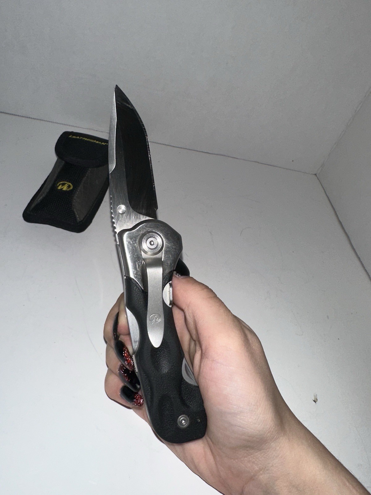 RARE DISCOUNTED LEATHERMAN K502X 154CM BLADE LOCKBACK FOLDING KNIFE MULTI-TOOL