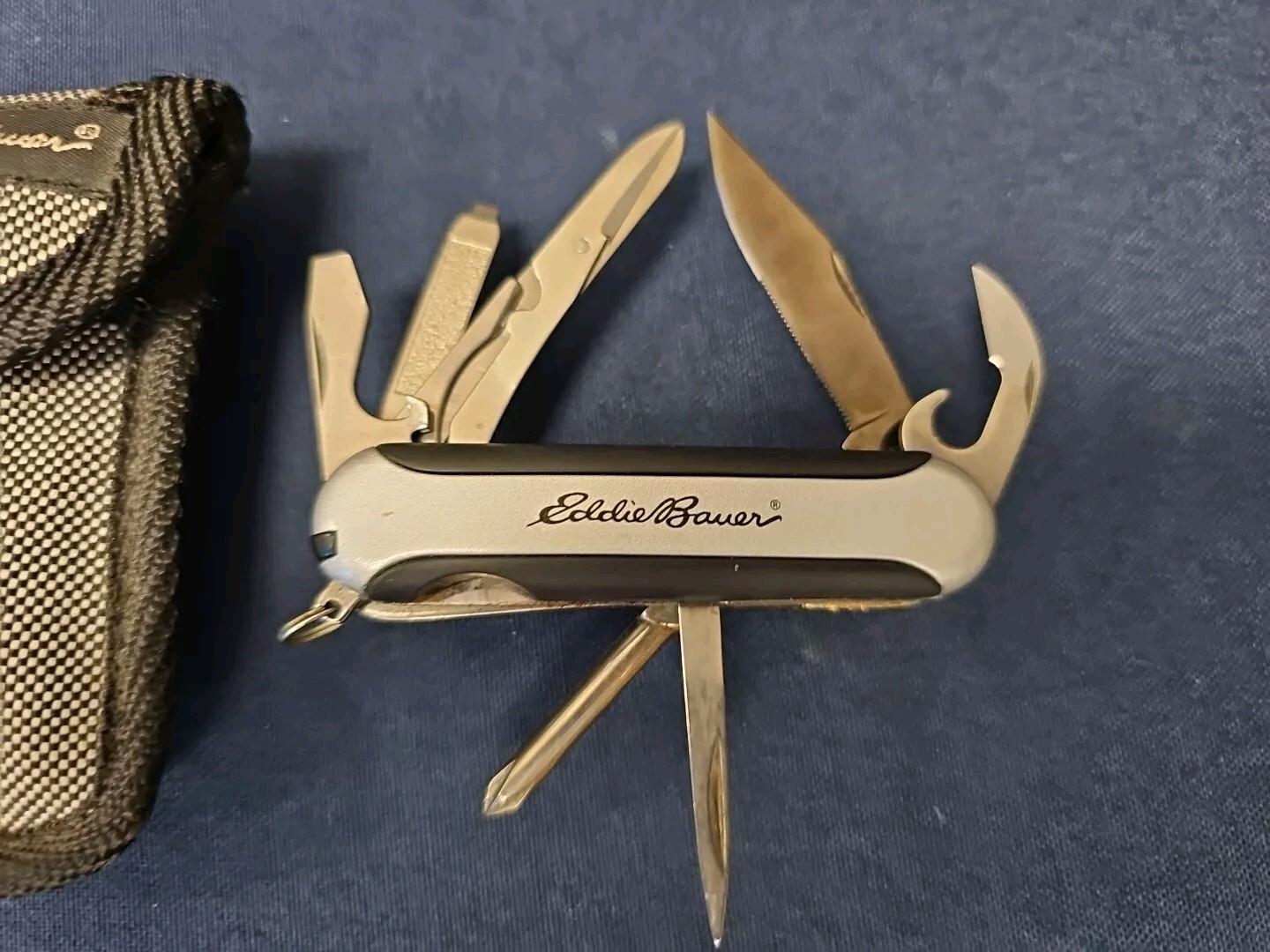 EDDIE BAUER – Pocket Knife Multi Tool – Stainless Steel W/Case