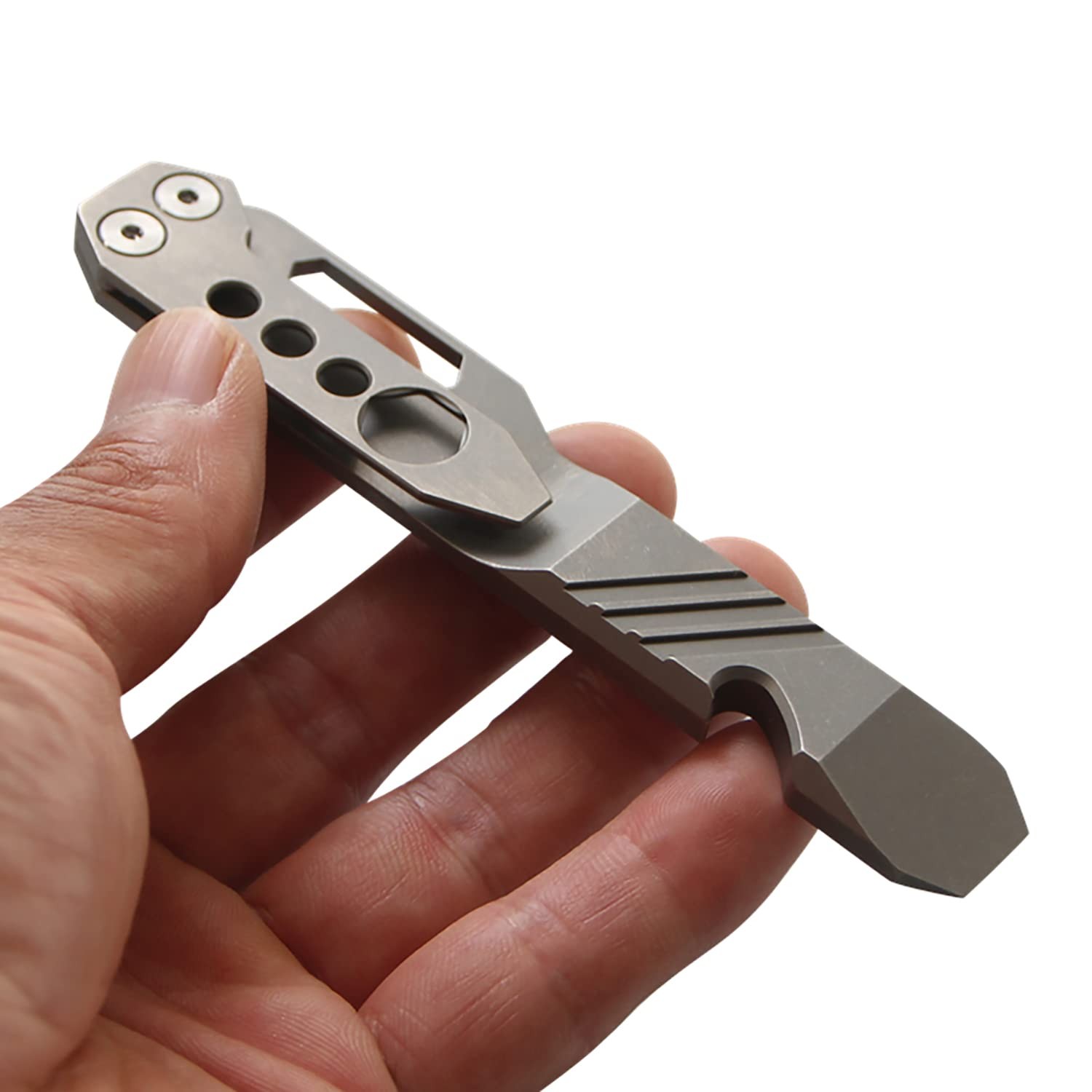 Titanium Pry Bar Outdoor Prybar EDC Wrench Bottle Opener Multi-function tool …