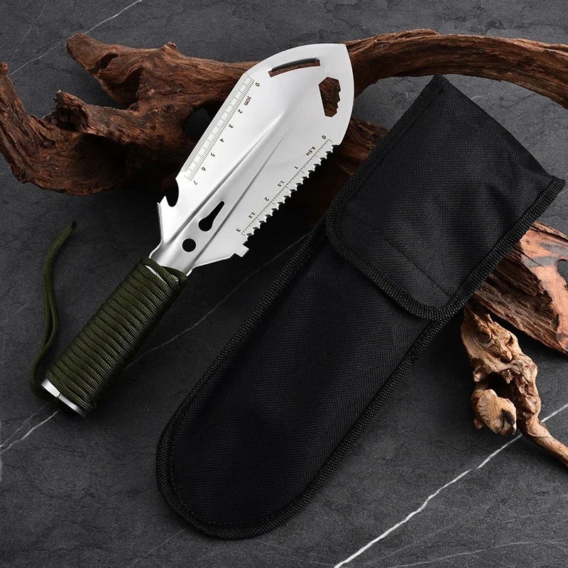 Camping Survival Shovel Stainless Steel Multifunction Tool.