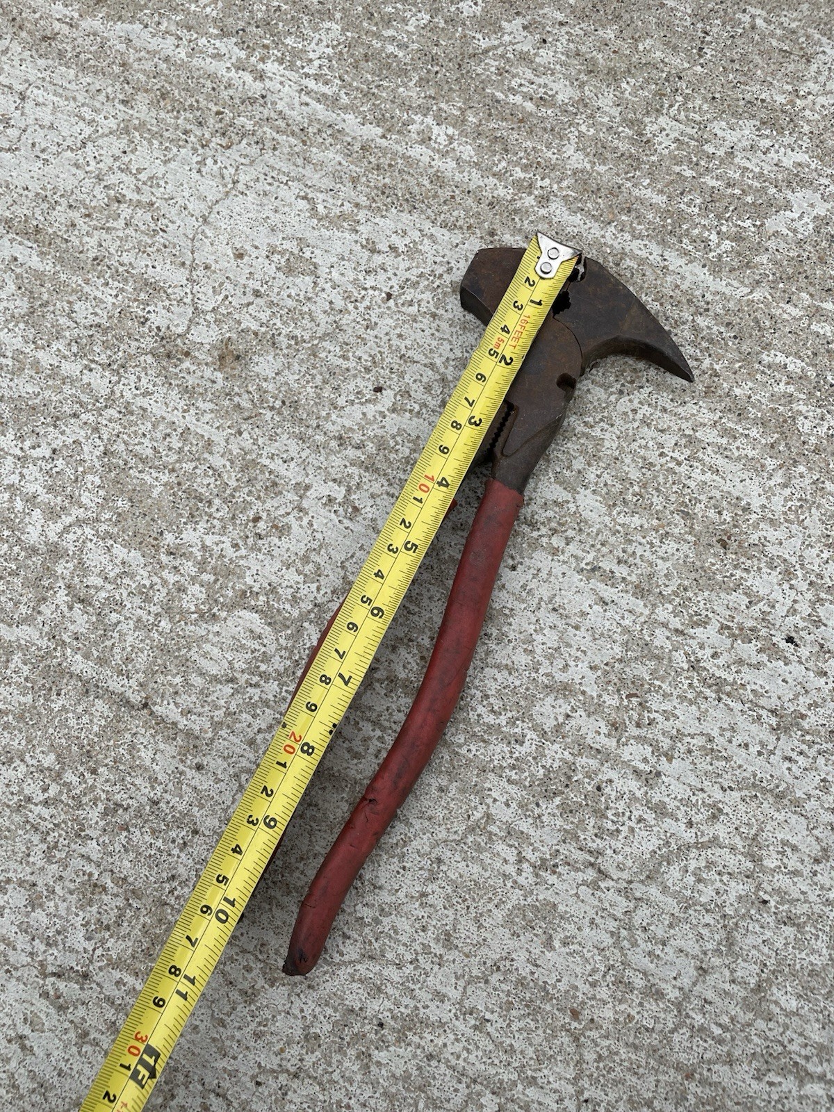 Vtg Multi Purpose Adjustable Hand Pliers Hammer Wrench Multifunction Tool NL