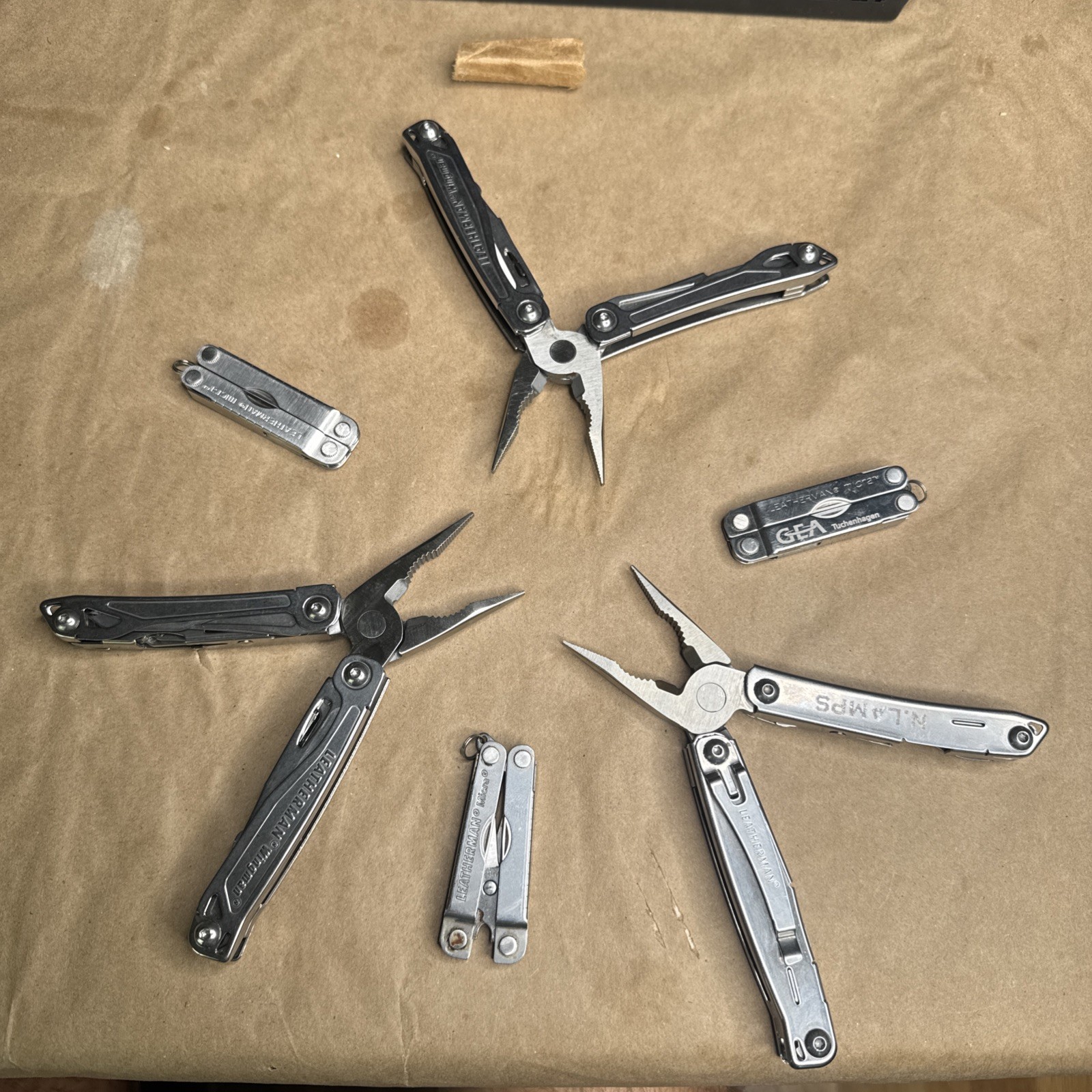 3 Leatherman Wingman And 3 Leatherman Micra