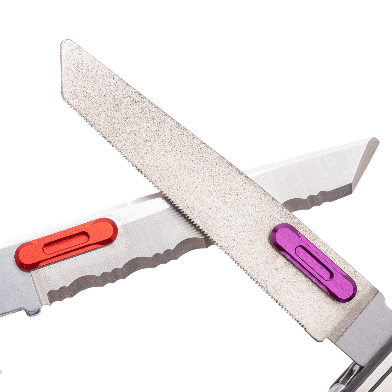 For Leatherman Free P2 P4 ARC knife Saw file Thumb Grip Tabs Aluminum alloy CNC