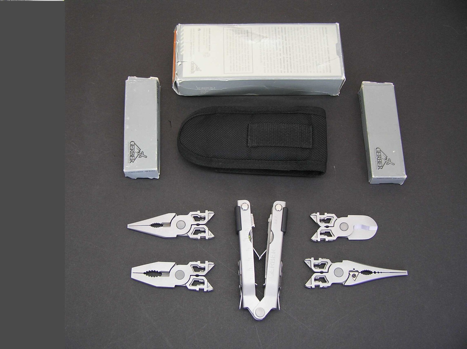 Gerber Evolution MP650 MILITARY VERSION Multi Plier Tool w FOUR Heads