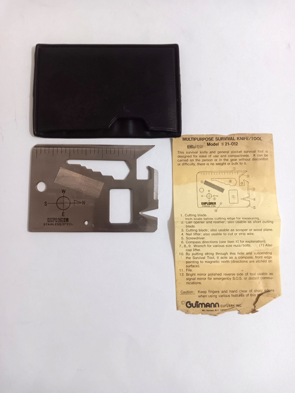 Vintage Gutmann Explorer Survival Knife/Tool model 21-012