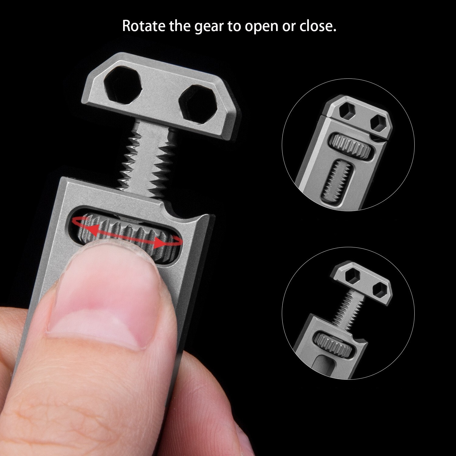 EDC Titanium Alloy Multifunctional Screwdriver Camping Portable tool Equipment