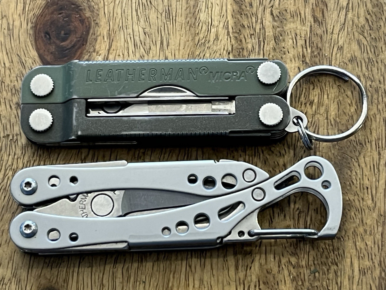 Retired Leatherman Style CS & MICRA Multi Tool Knife Excellent Cond. (Lot Of 2)