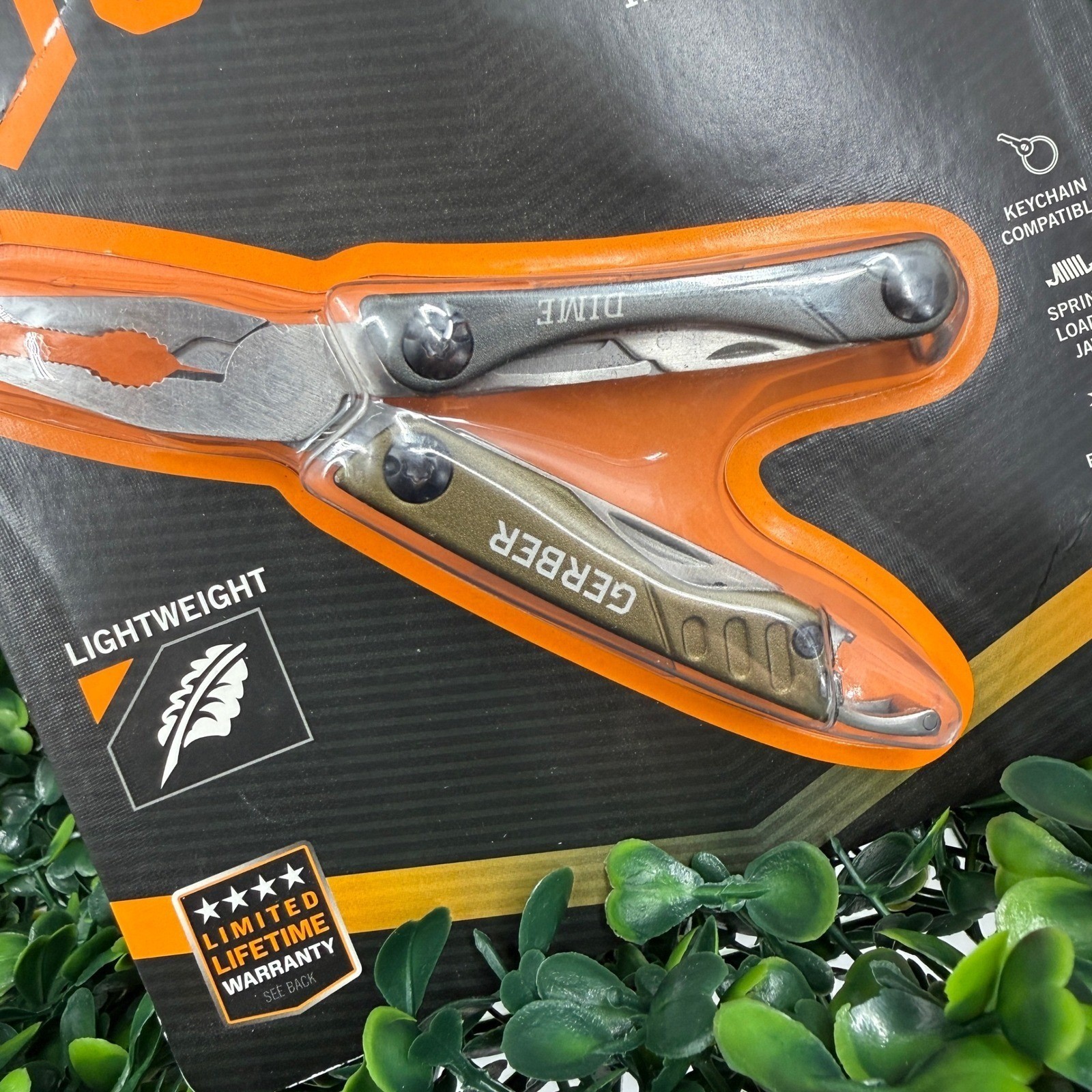 Gerber Dime 12-Tool Multi-Plier Lightweight Keychain Multi-Tool Green 31-001132