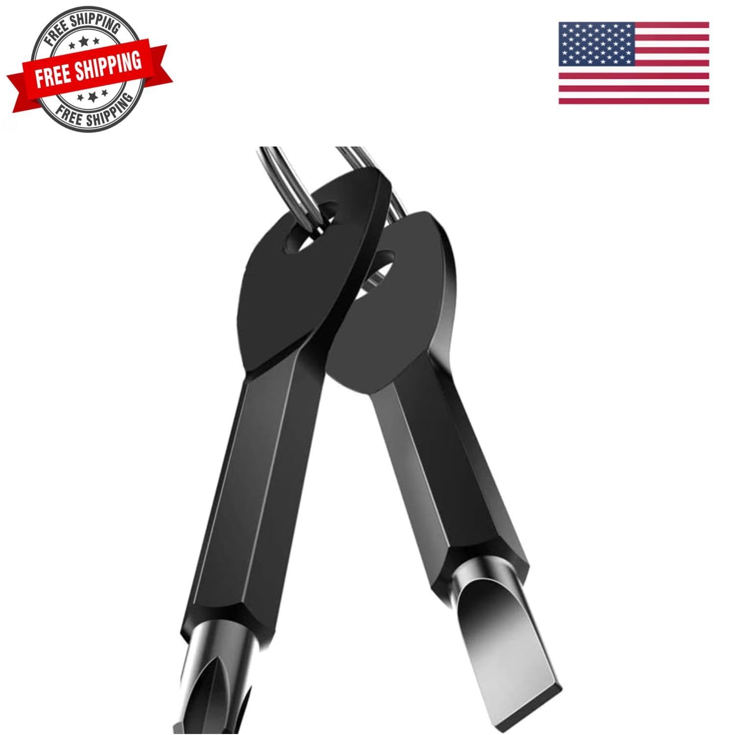 Screwdriver Keychain Pocket Repair Tool Multi Mini Cool Gadgets for Men Small…