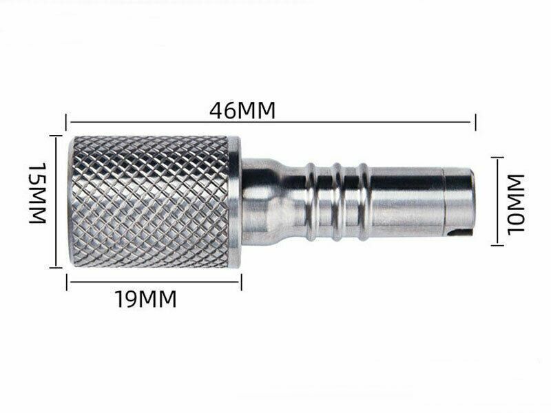 Titanium Waterproof Tank EDC Survival Seal Container Necklace Keychain Pill Box