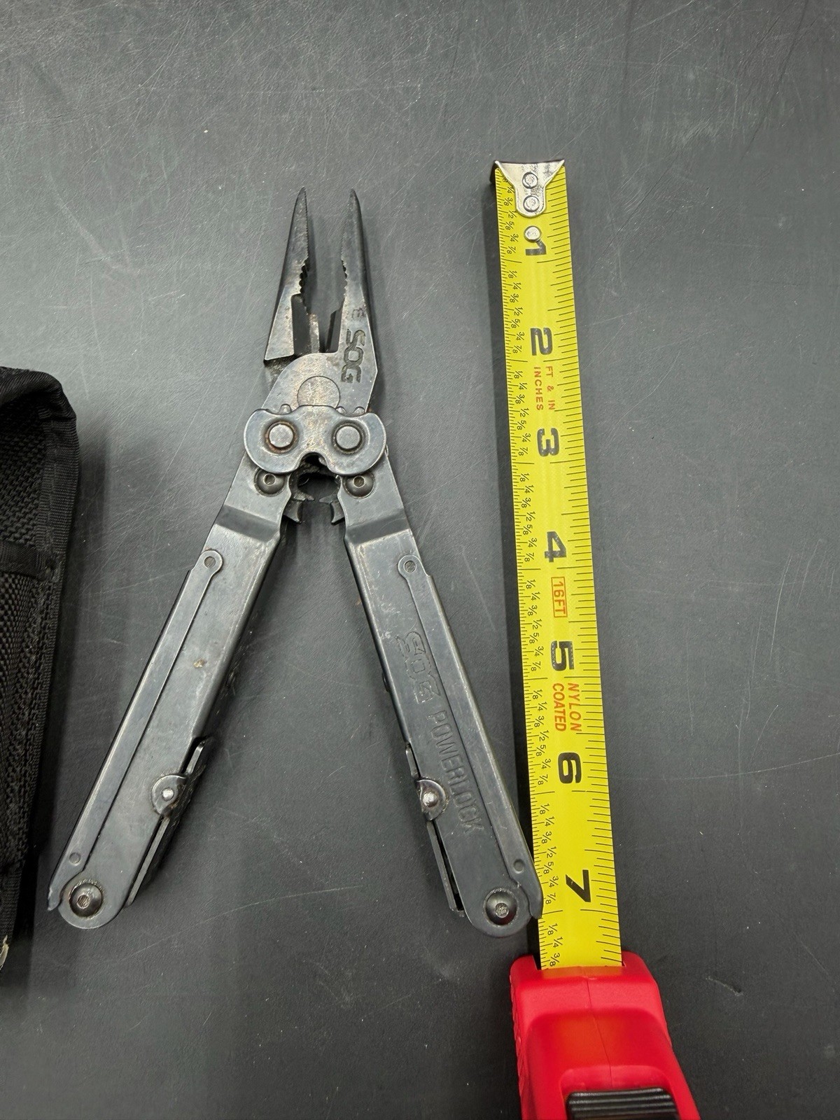 SOG Powerlock V-Cutter Multi-Tool with Carrying Pouch Black