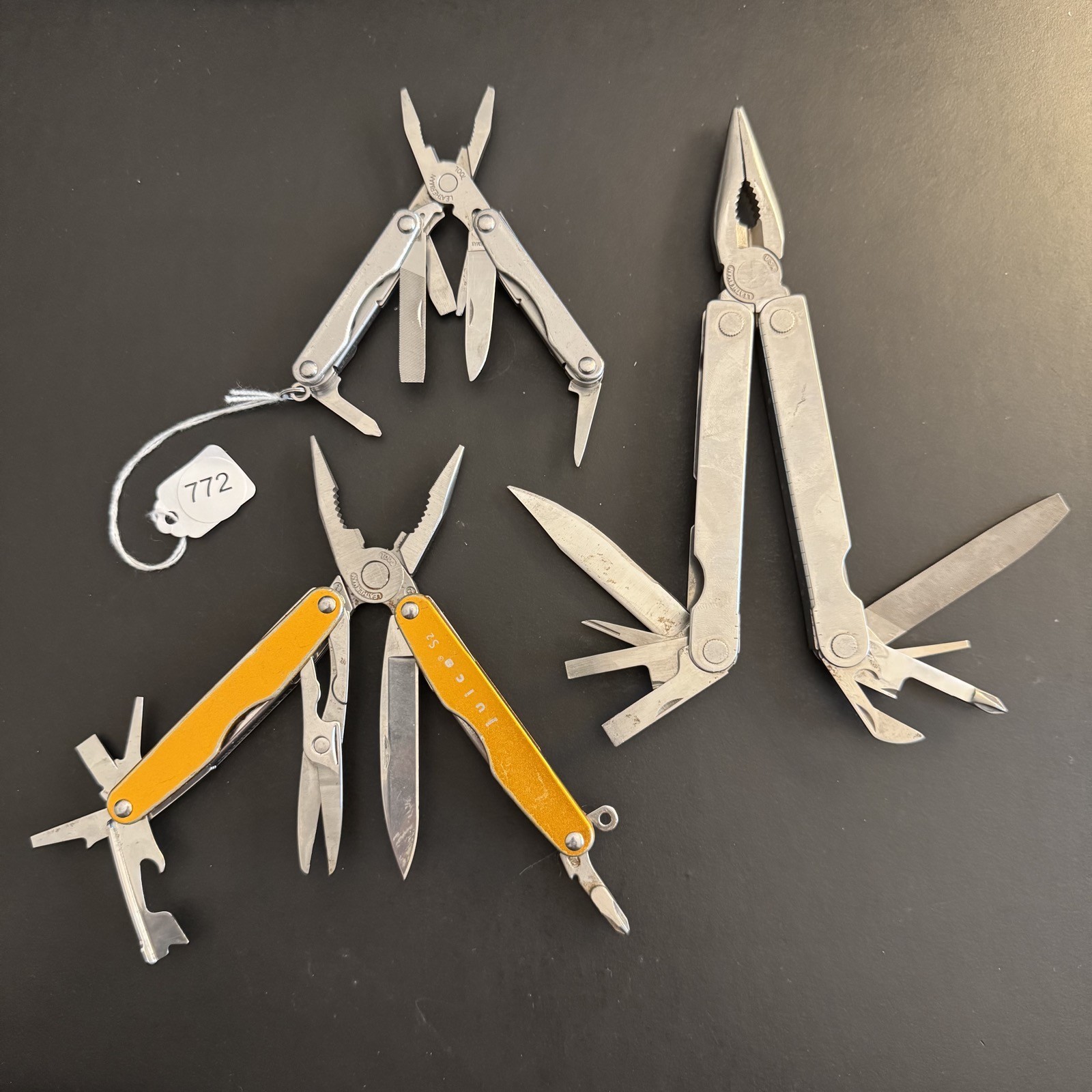 Leatherman Lot – PST, Juice S2, Squirt P4 Multi Tool Pocket Knives  #772