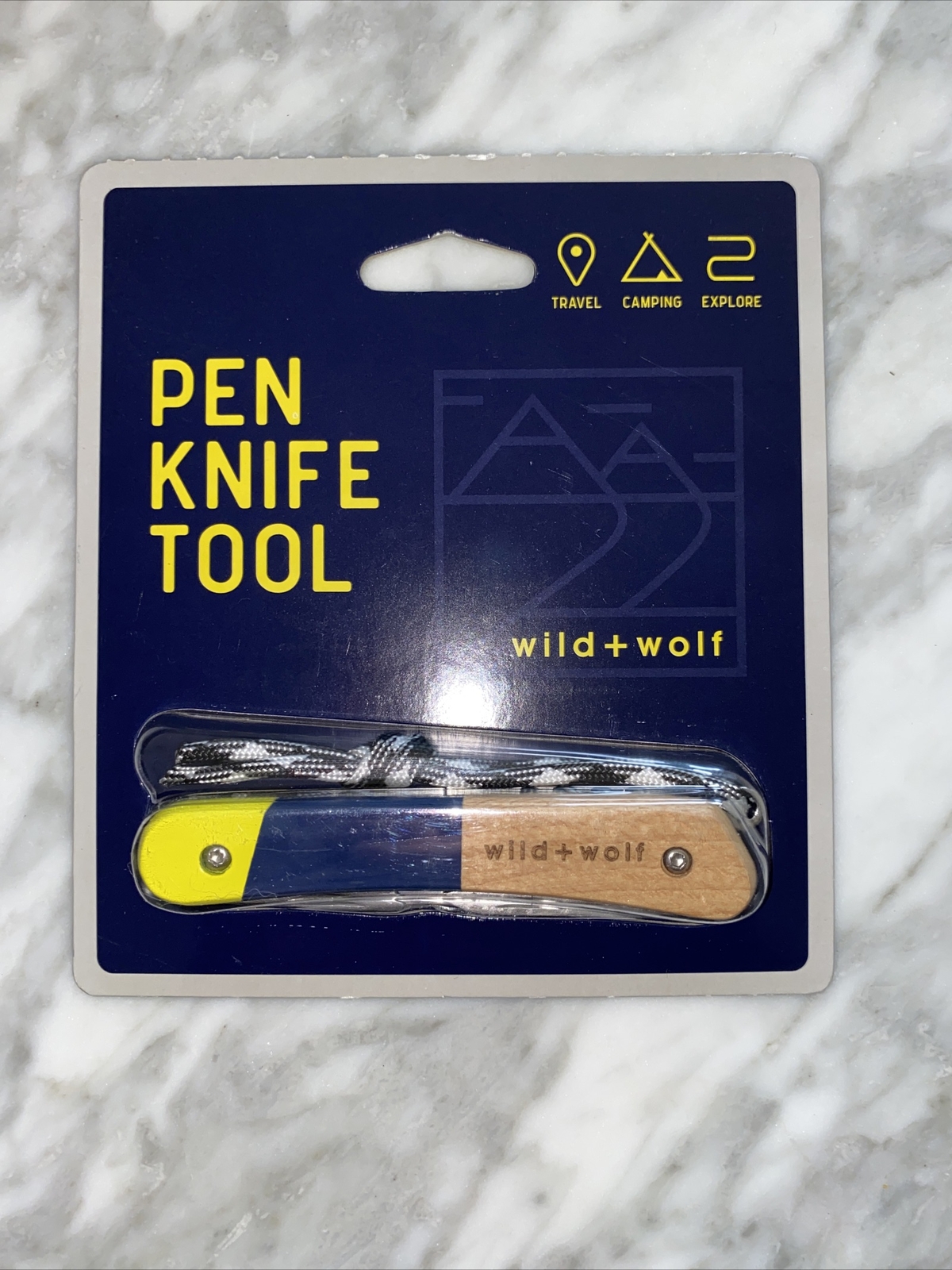 NIP Wild + WOLF PEN KNIFE TOOL corkscrew+bottle opener+can opener,+screwdriver +